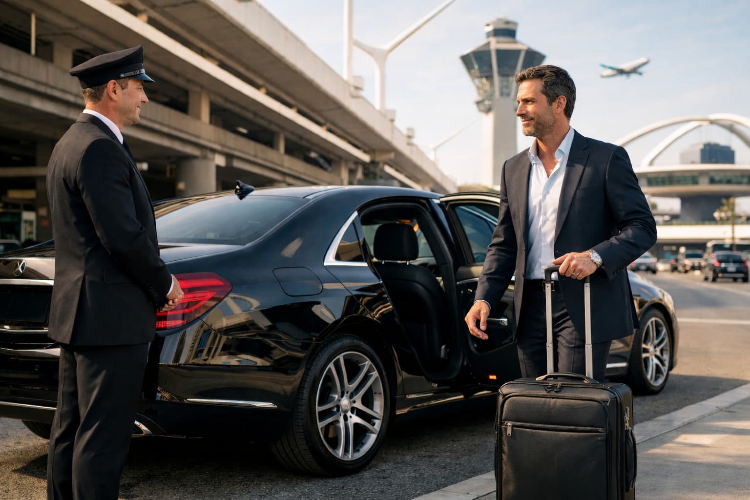 Private car from LAX to Disneyland