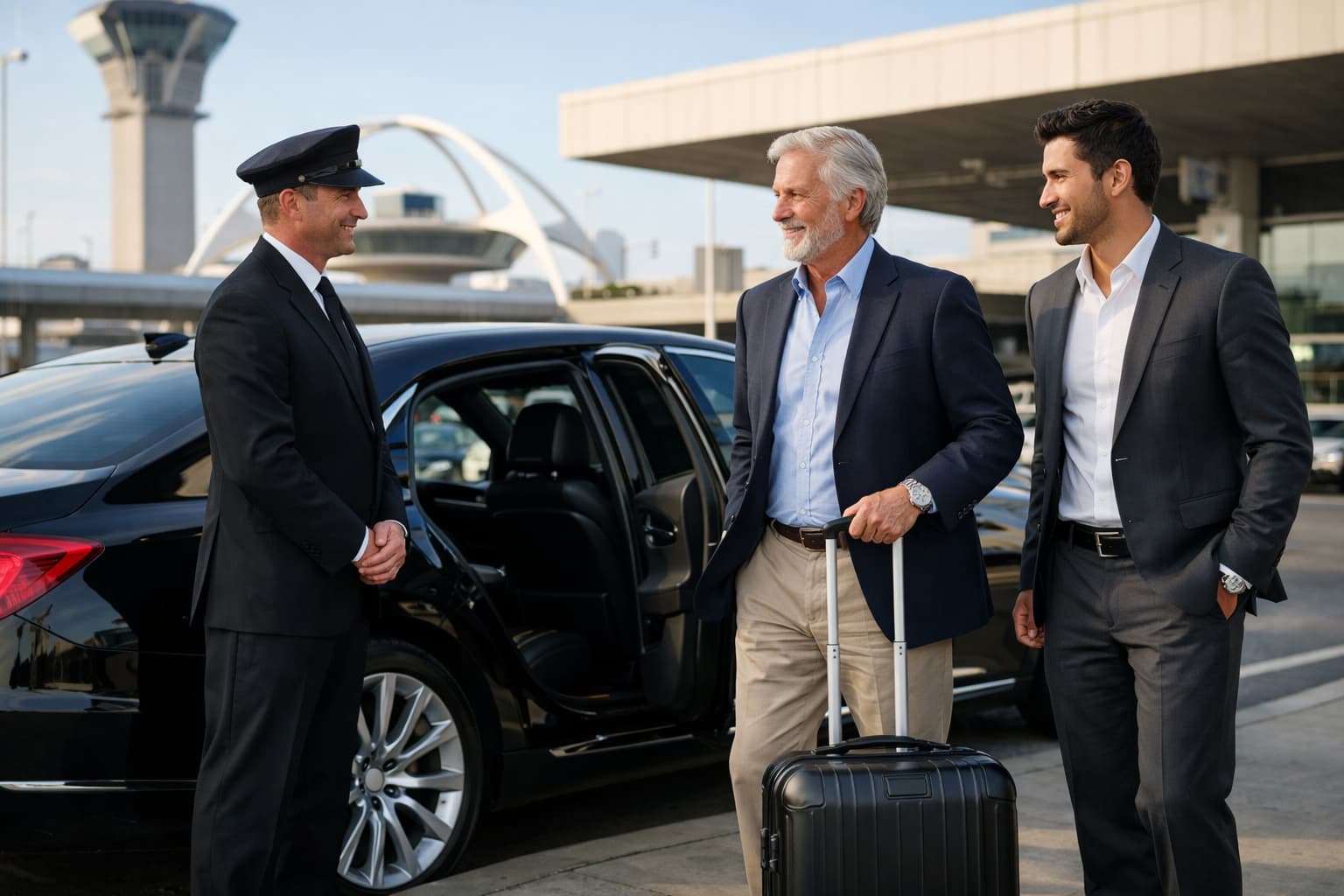 Private car from LAX to Disneyland