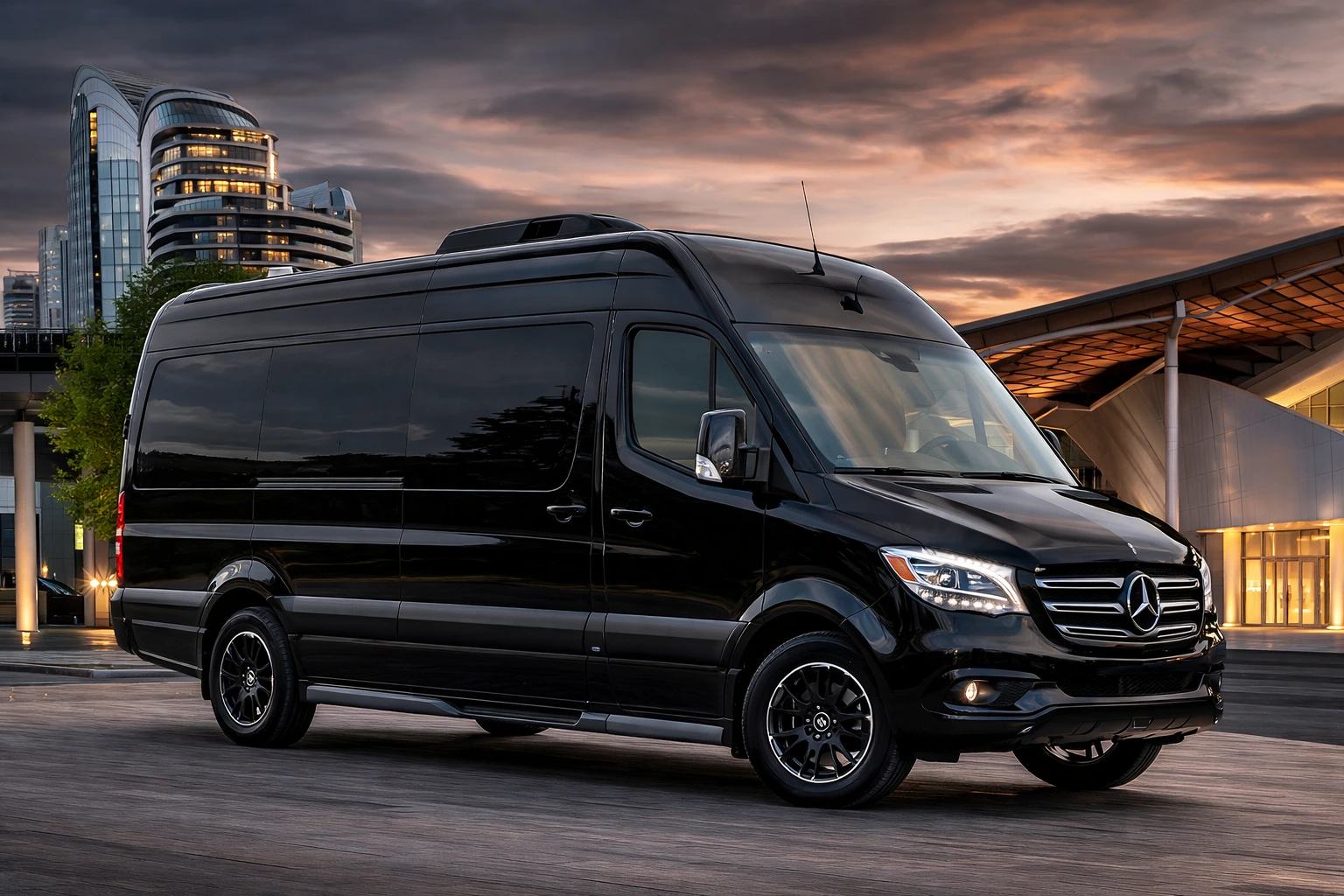 sprinter van event transportation Los Angeles