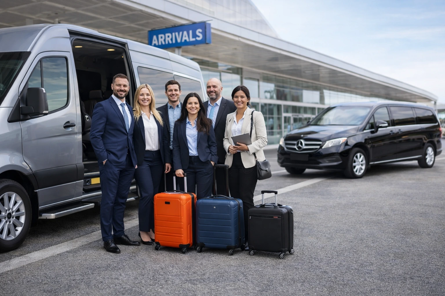 corporate sprinter van lax