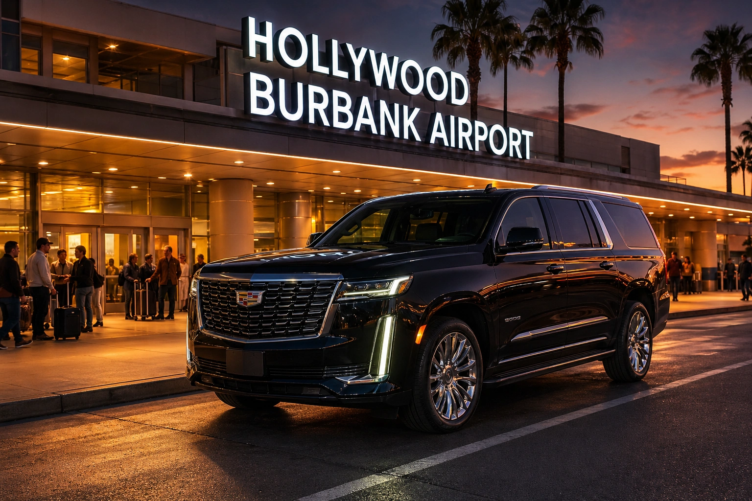 burbank airport to disneyland car service