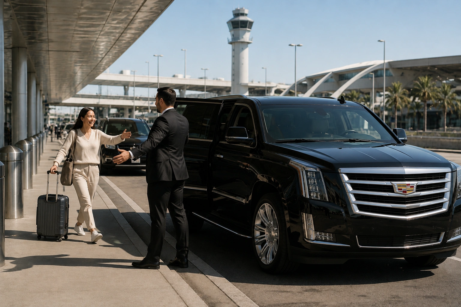 picking someone up at lax