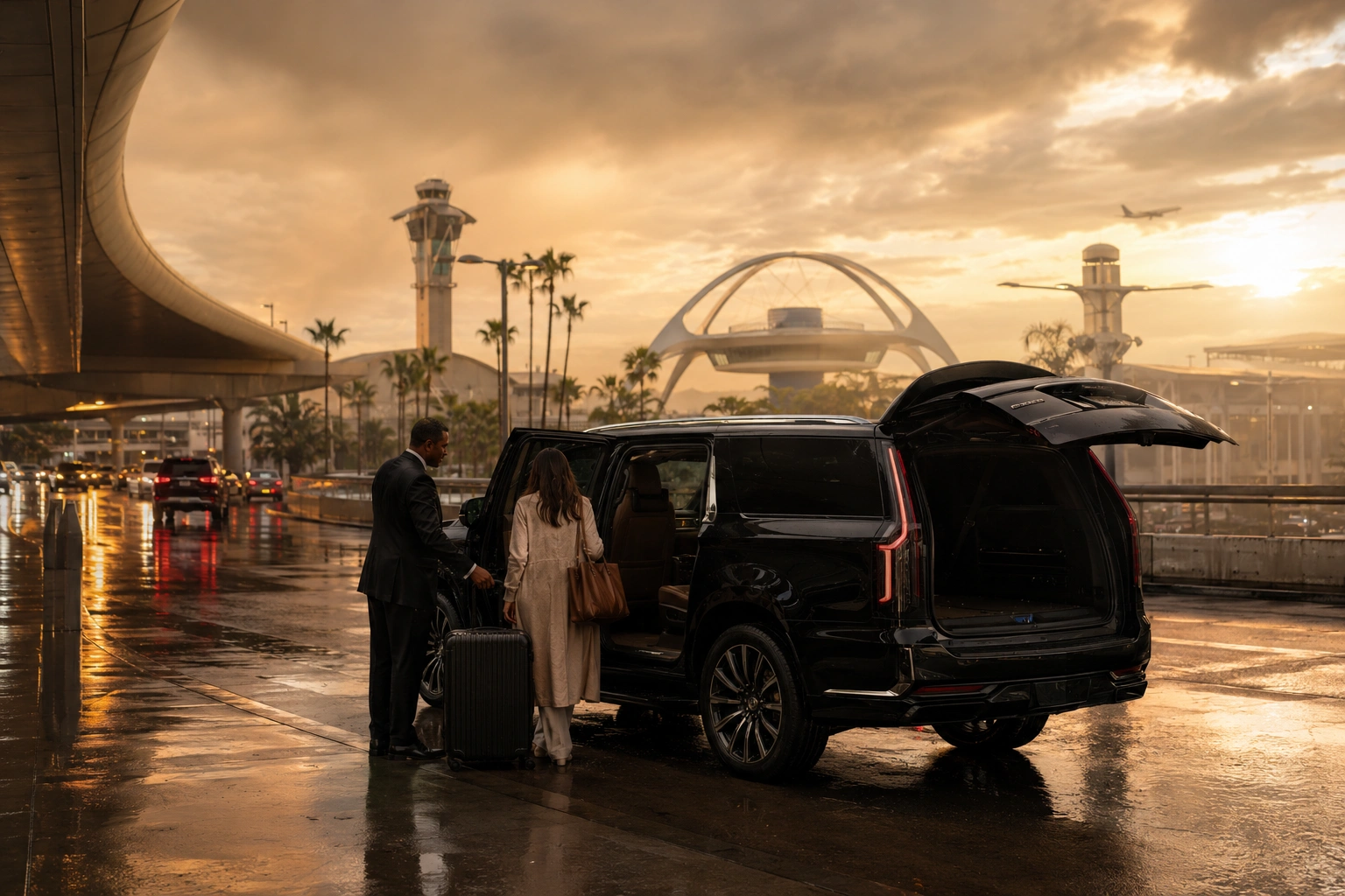 la weather lax transfer delays